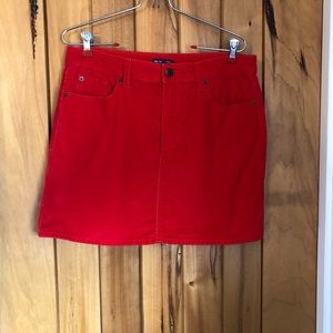 Gap skirt red corduroy